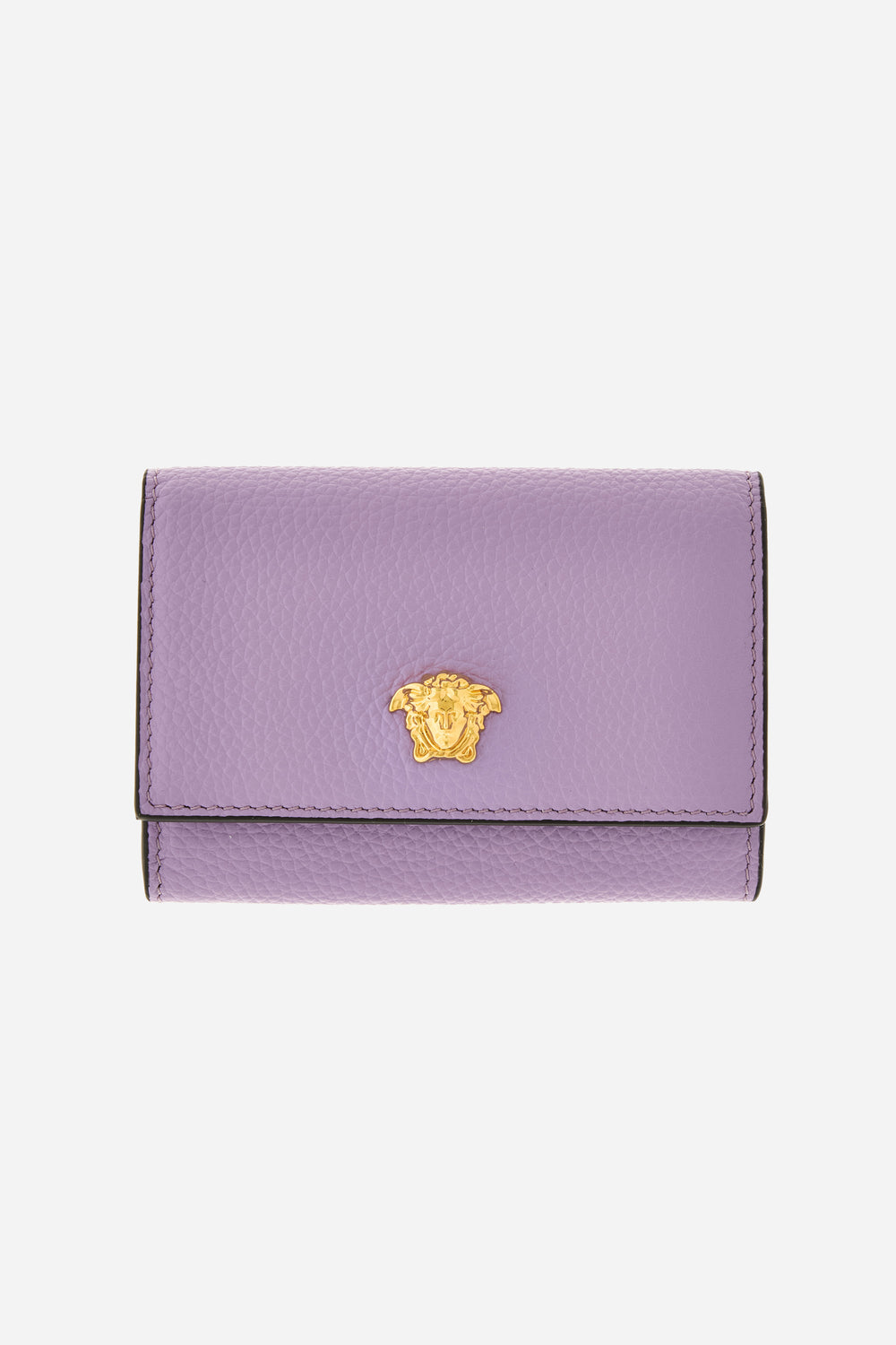 La Medusa Businnes Card Holder In Grainy Calf Leather