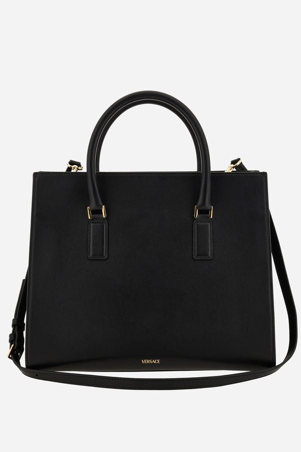 Virtus Large Top Handle In Calf Leather