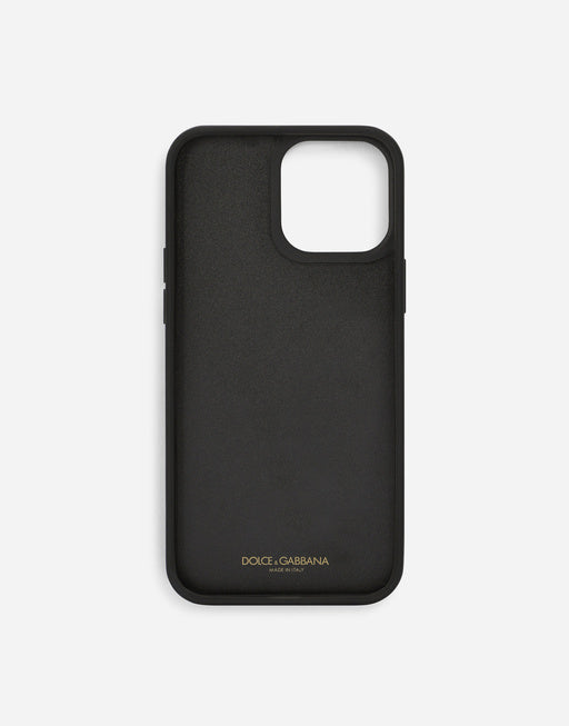 CALFSKIN IPHONE 13 PRO MAX COVER WITH ALL-OVER DG PRINT