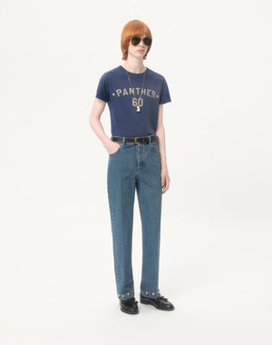 T-Shirt In Cotone Con Stampa E Patch Chez Valentino