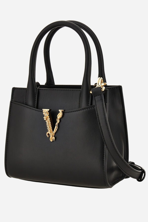 Virtus Top Handle In Calf Leather
