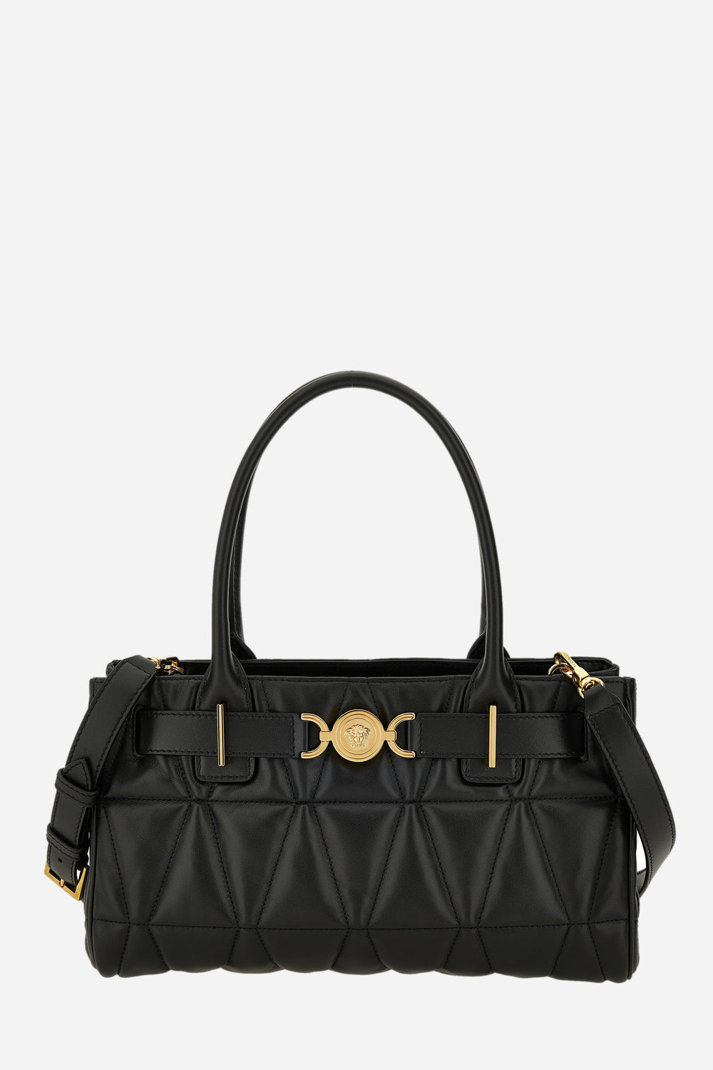 Medusa 95 Medium Tote In Quilted Lamb Leather