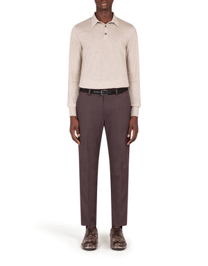 COTTON TRICOTINE PANTS