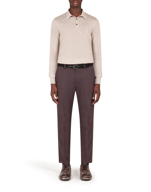 COTTON TRICOTINE PANTS
