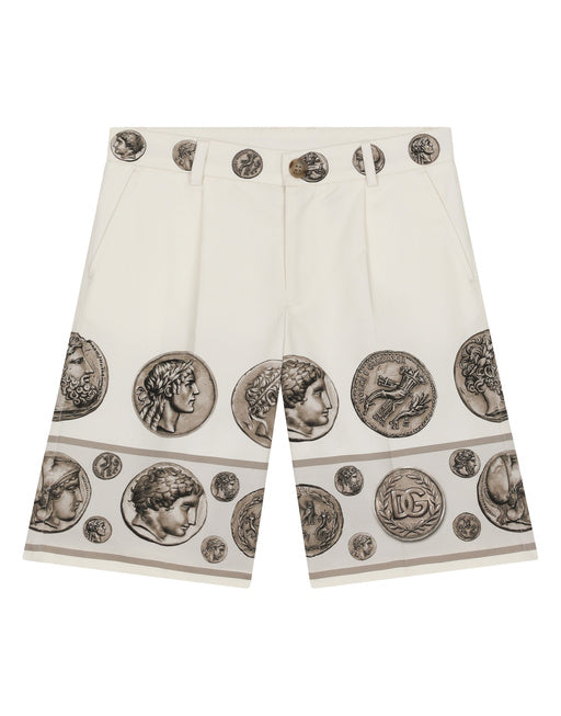 COIN-PRINT DRILL SHORTS