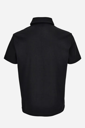 Polo In Cotton Jersey Fabric-Medusa Chain Print