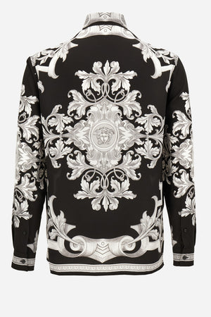 Informal Shirt In Twill Poly Architectural Barocco Print