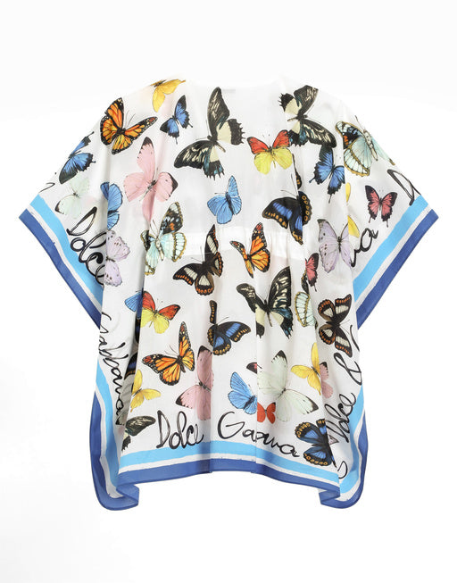BATISTE CAFTAN WITH BUTTERFLY PRINT