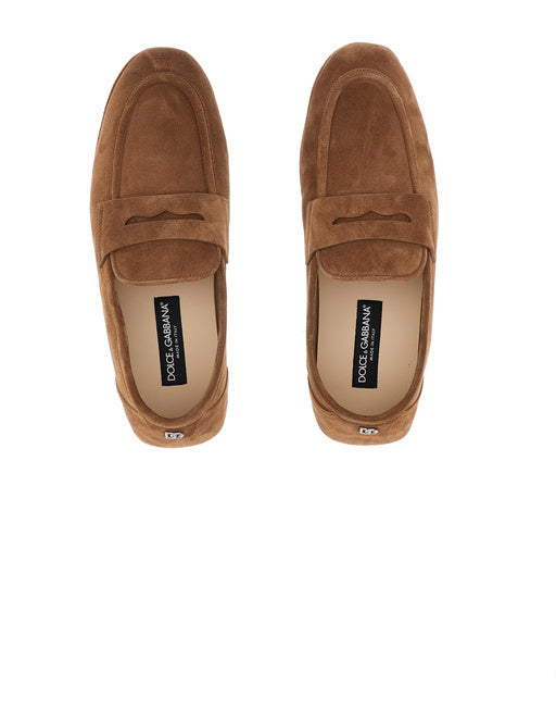 SUEDE LOAFERS