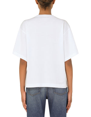 JERSEY T-SHIRT WITH “DOLCE GABBANA” PRINT