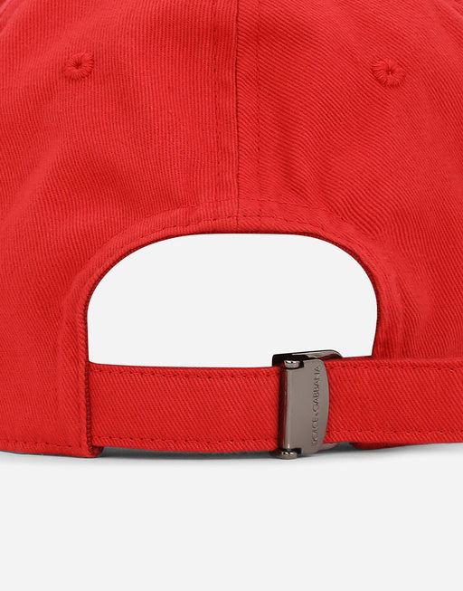 COTTON BASEBALL CAP WITH DG PATCH