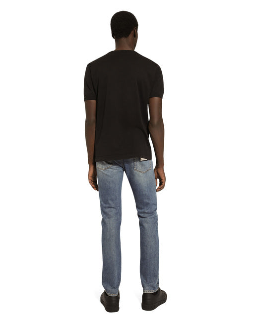 SLIM-FIT STRETCH BLUE DENIM JEANS