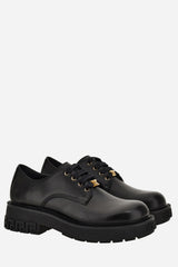 Versace Tank Laced Up In Calf Leather