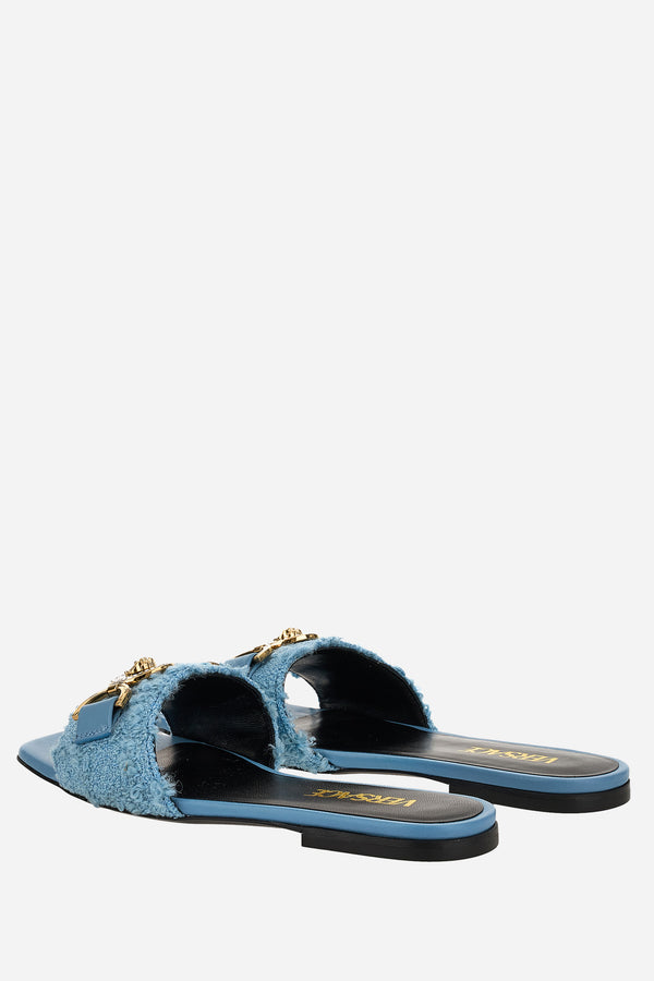 Medusa 95 Flat Sandal H.10 In Fabric