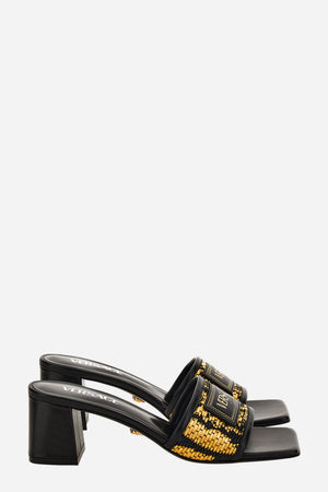 Theia Mule In Fabric-Calf Leather