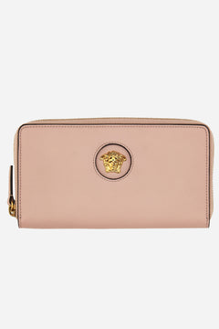 La Medusa Long Wallet In Calf Leather