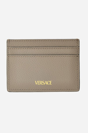 La Medusa Card Case In Grainy Calf Leather