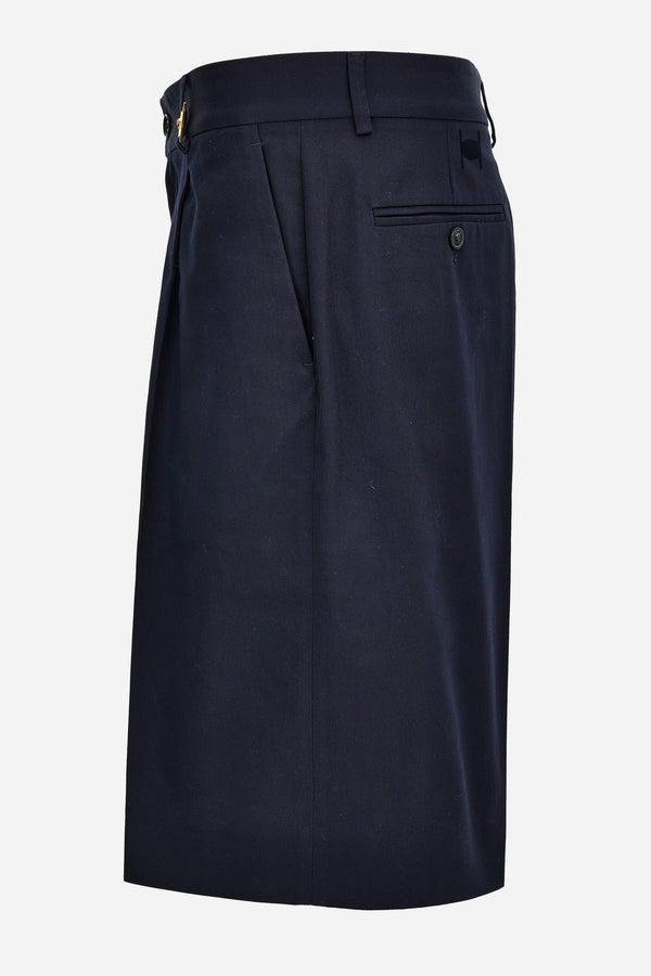 Informal Pant In Cotton Twill Fabric