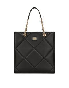 QUILTED CALFSKIN JUNGLE SHOPPER