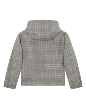 HOODED REVERSIBLE NAPPA LEATHER JACKET