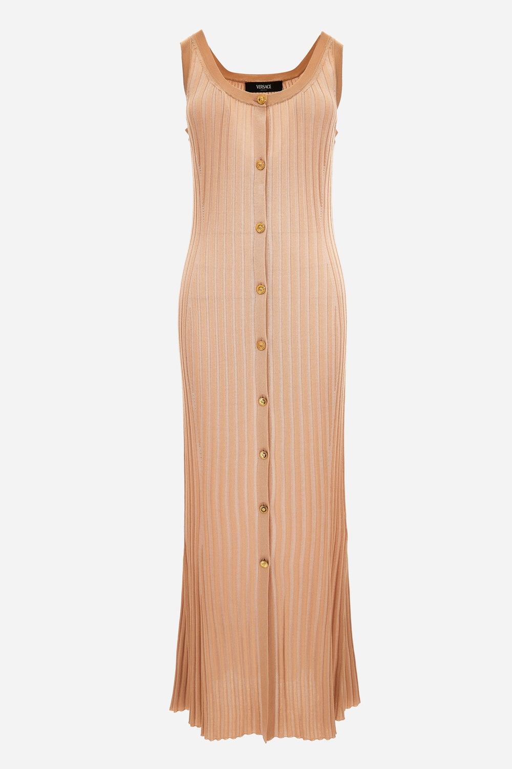 Knit Dress In Ribs Vanise' Viscose Blend