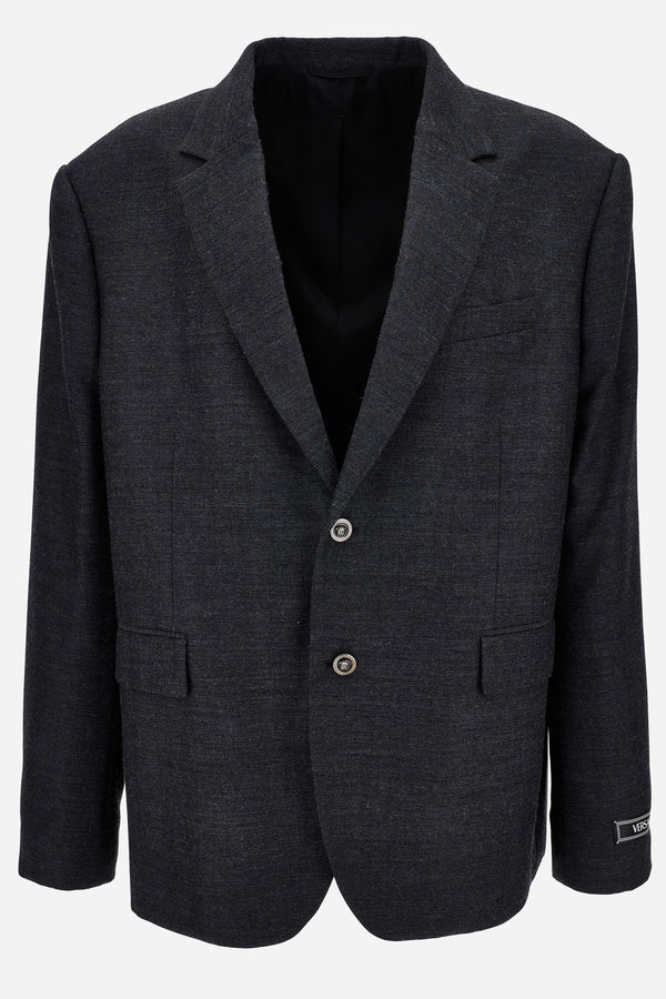 Formal Jacket In Responsible Wool Herringbone Tailoring