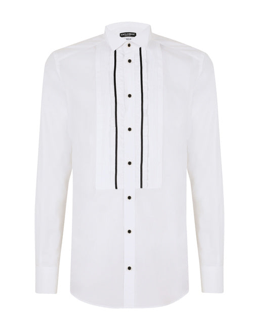 COTTON GOLD-FIT TUXEDO SHIRT