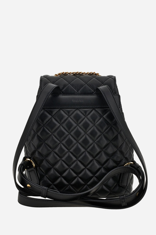 Icon Mini Backpack In Quilted Lamb Leather