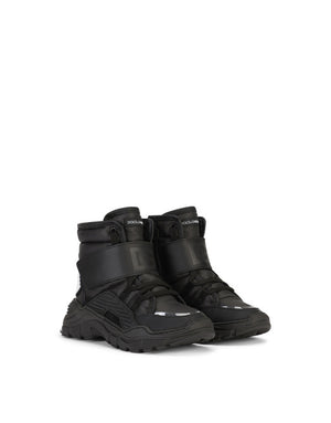 NYLON DAYMASTER HIGH-TOP SNEAKERS WITH DG LOGO