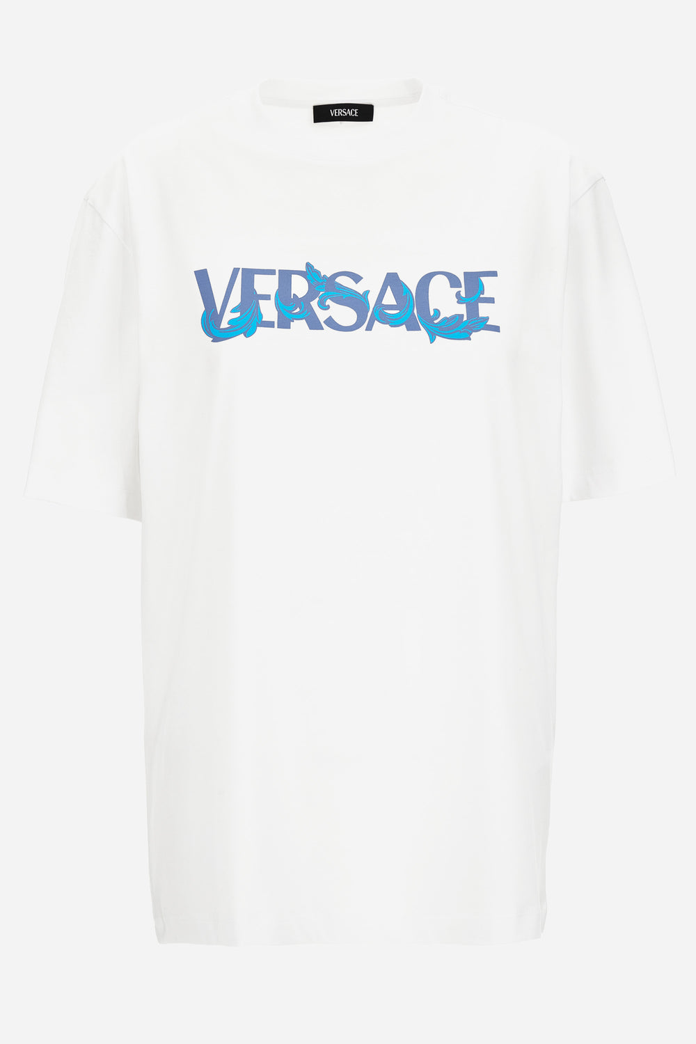 T-Shirt In Jersey Fabric-Versace Print