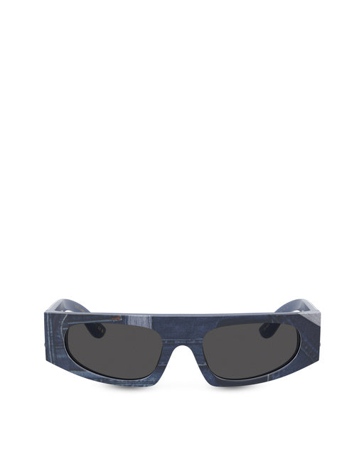 PATCHWORK DENIM SUNGLASSES
