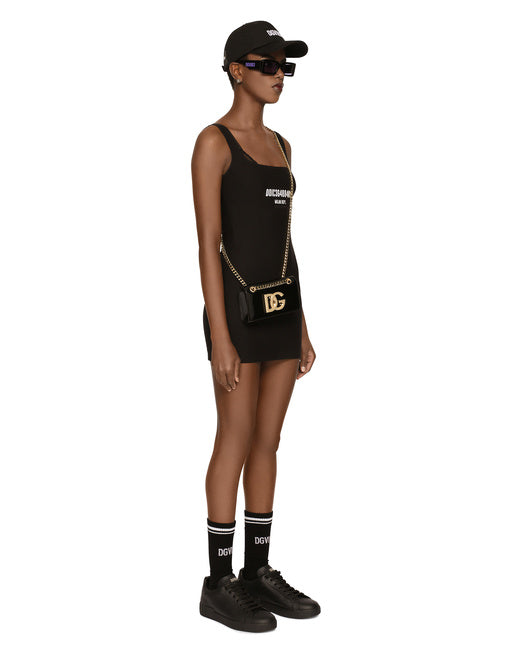 SPANDEX JERSEY MINI DRESS DGVIB3
