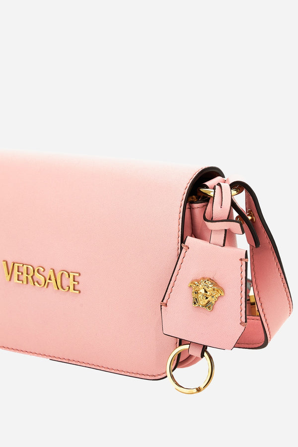Versace Tag Mini Bag In Lamb Leather