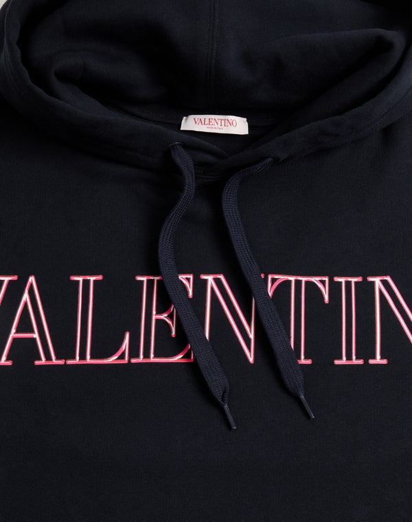 Felpa Con Stampa Valentino Neon Universe