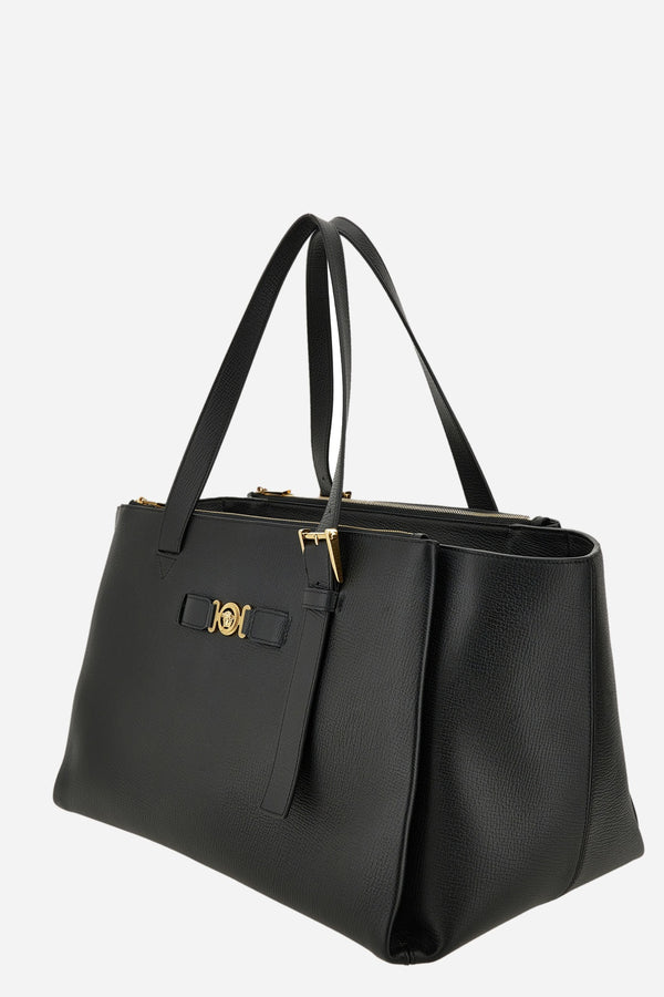 Medusa Biggie Maxi Tote In Calf Leather