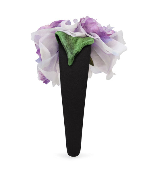 SILK HEADBAND WITH FLOWER