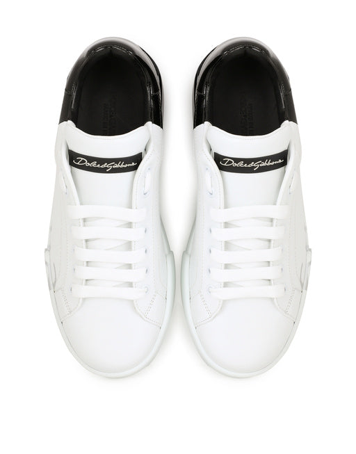 TWO-TONE SNEAKERS WITH DG LACES
