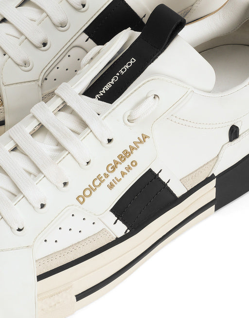 CALFSKIN 2.ZERO CUSTOM SNEAKERS WITH CONTRASTING DETAILS