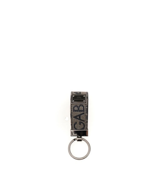 JACQUARD FABRIC KEYCHAIN WITH COATING