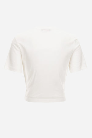 T-Shirt In Cotton Jersey Fabric Logo Print