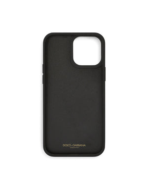 CALFSKIN IPHONE 13 PRO MAX COVER WITH ALL-OVER DG PRINT