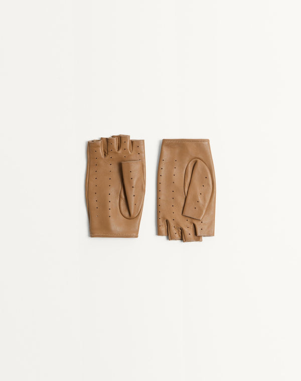 Guanti Fingerless Vlogo Signature In Nappa 