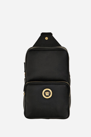 Icon Sling Backpack In Grainy Calf Leather