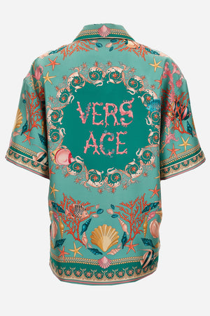 Informal Shirt In Underwater Barocco Foulard On Silk Twill