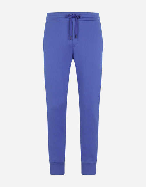 JERSEY JOGGING PANTS WITH BRANDED PLATE