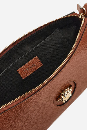 La Medusa Shoulder Bag In Grainy Calf Leather