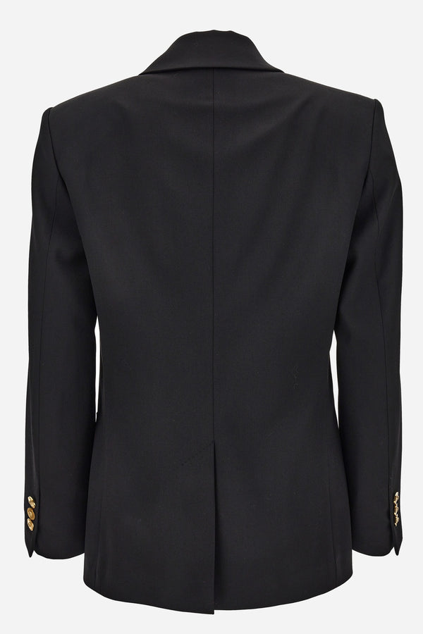Informal Jacket In Stretch Wool Fabric
