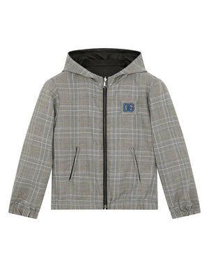 HOODED REVERSIBLE NAPPA LEATHER JACKET