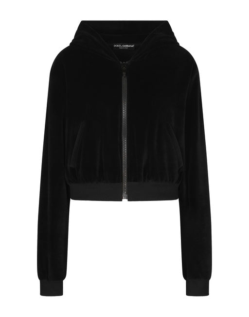 CHENILLE HOODIE WITH DGVIB3 EMBROIDERY