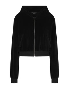 CHENILLE HOODIE WITH DGVIB3 EMBROIDERY